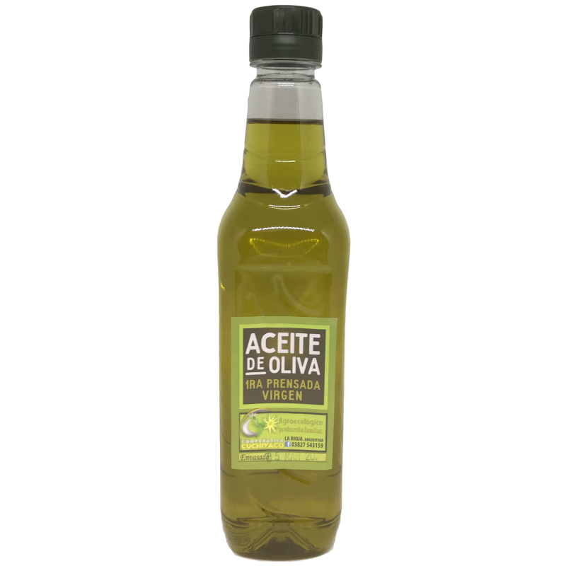 ​ACEITE OLIVA AGROECOLOGICO CUCHIYACO PET X 500 CC