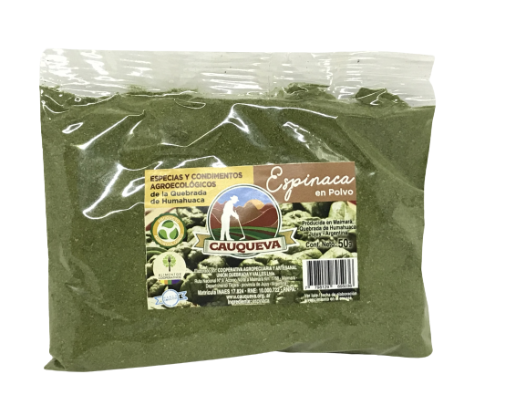 ESPINACA EN POLVO CAUQUEVA X 50 GRS