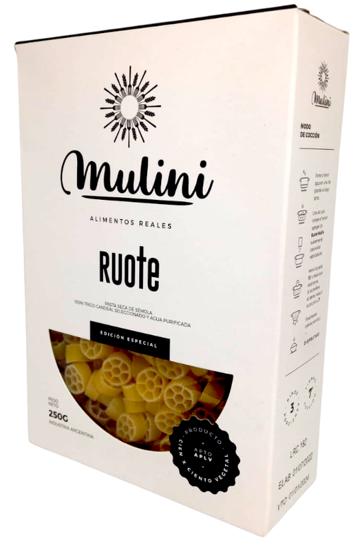 FIDEOS RUOTE MULINI CAJA X 250 GRS