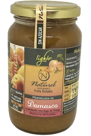 MERMELADA DAMASCO NATUREL GOURMET X 400 GRS