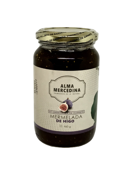 MERMELADA HIGO SIN AZUCAR  ALMA MERCEDINA X 190 GRS