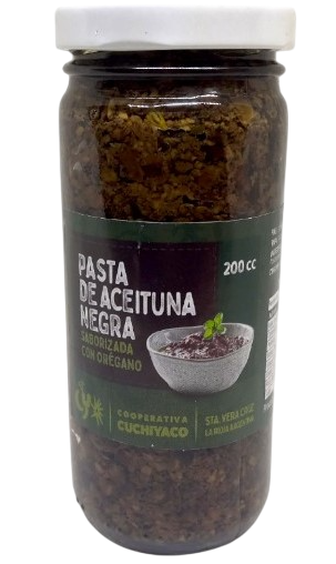 PASTA ACEITUNA NEGRA CUCHIYACO X 200 GRS