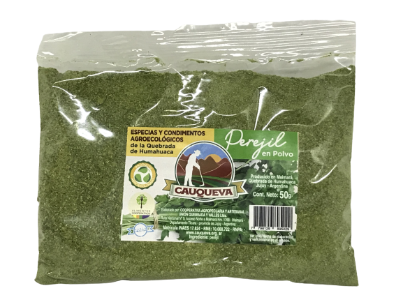PEREJIL EN POLVO CAUQUEVA X 50 GRS