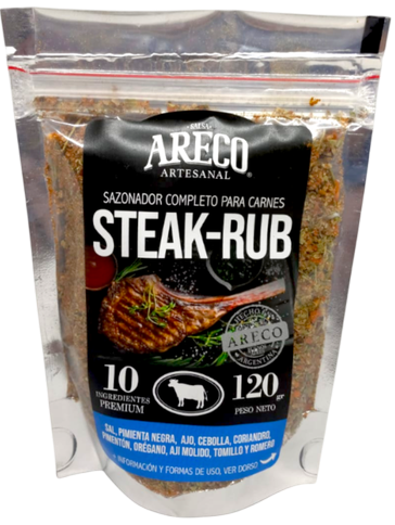 SAZONADOR STEAK RUB SALSA ARECO X 130 GRS