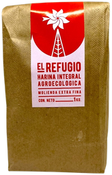 [p3349] HARINA TRIGO INTEGRAL EXTRA FINA AGROECOLOGICA EL REFUGIO X 1 KG