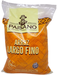 [p2772] ARROZ BLANCO LARGO FINO PAISANO X 1KG