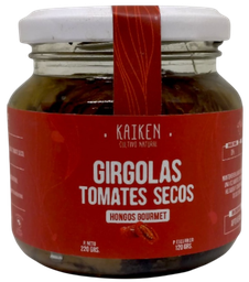 [p2372] HONGOS GIRGOLAS AL TOMATE SECO KAIKEN X 220 GRS