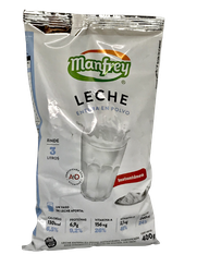 [p2379] LECHE ENTERA EN POLVO INSTANTANEA MANFREY X 400 GRS