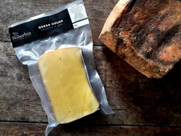 [p1232] QUESO GOUDA AHUMADO A LEÑA CORTE NO ES SOBERBIA X 250G