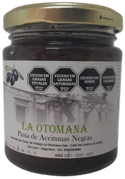 [p0788] PASTA ACEITUNAS NEGRAS LA OTOMANA X 170 GRS