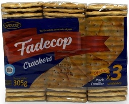 [p1182] CRACKERS FADECOP PACK X 3 unidades